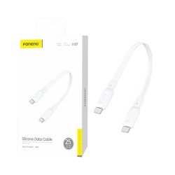 Foneng Cable X107 Type-C to Type-C 60W 25cm White Foneng Cable X107 Type-C to Type-C 60W 25cm White